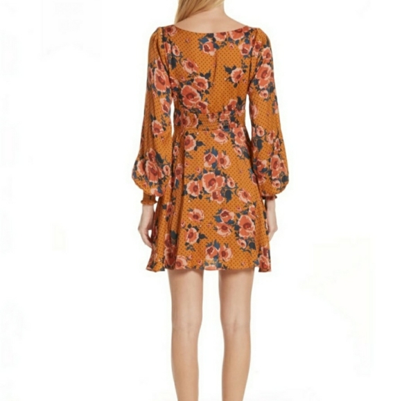 🌼 NWT Free People Autumn Satin Dress - Picture 3 of 4